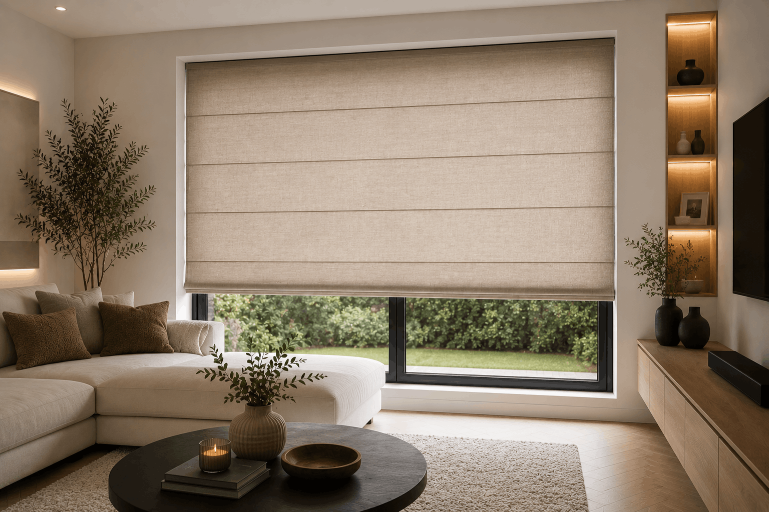 Binnenzonwering met raamdecoratie op maat: meer comfort, privacy en sfeer in huis