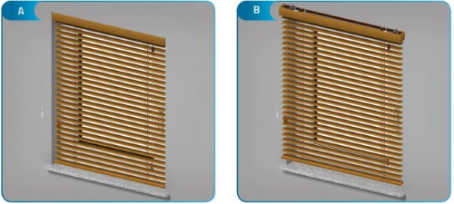 Houten jaloezieen monteren